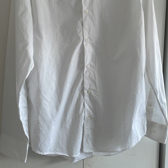 *FREE WITH PURCHASE* White button up collared shirt - Picture 8 of 11